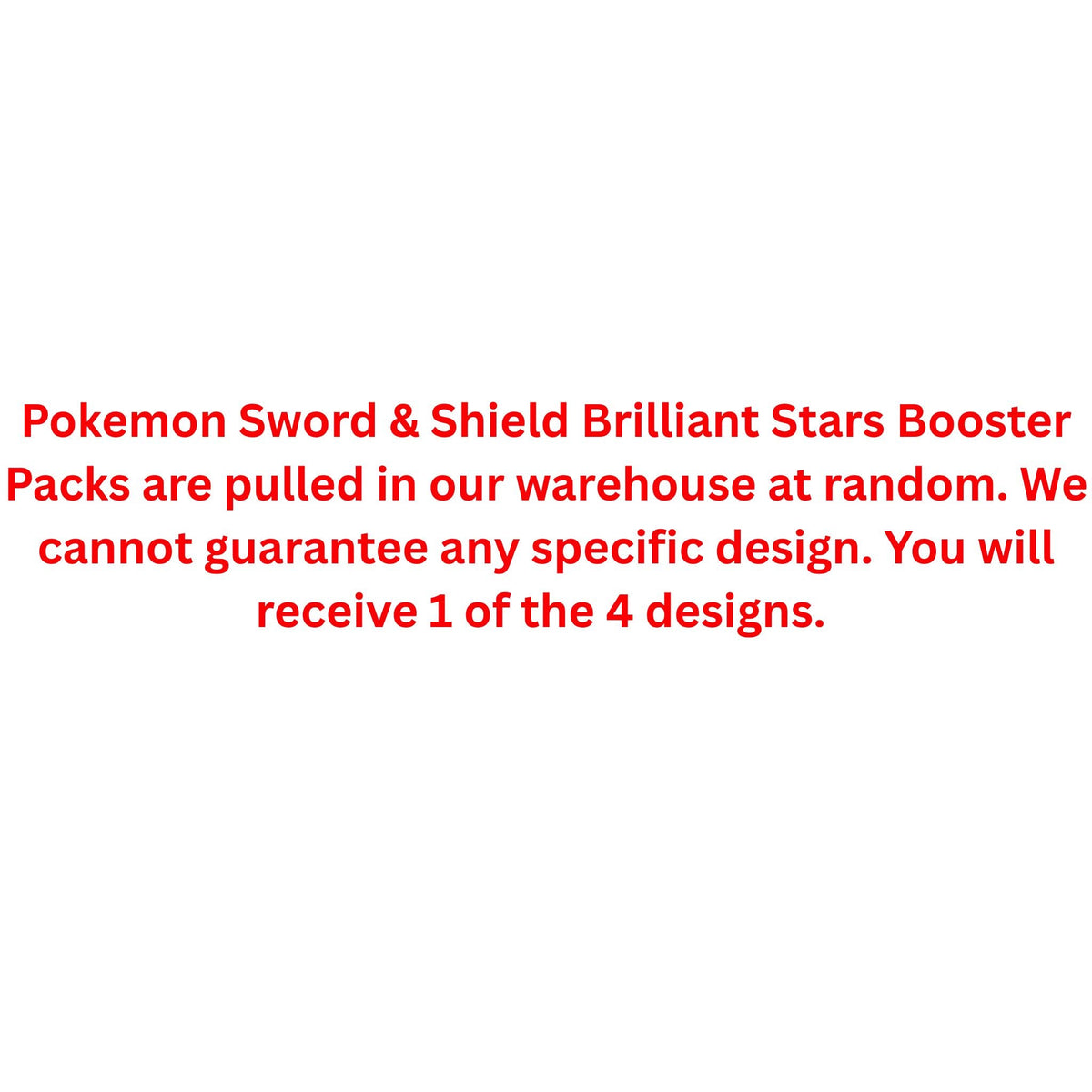 Pokemon Sword & Shield Brilliant Stars Booster Pack