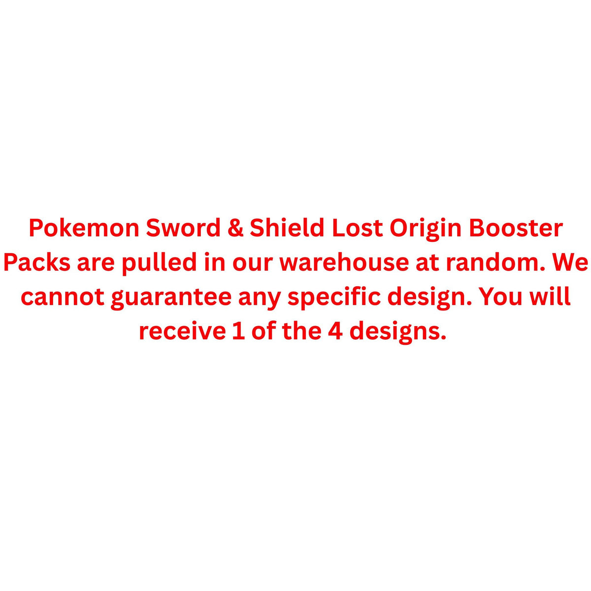 Pokemon Sword & Shield Lost Origin Booster Pack