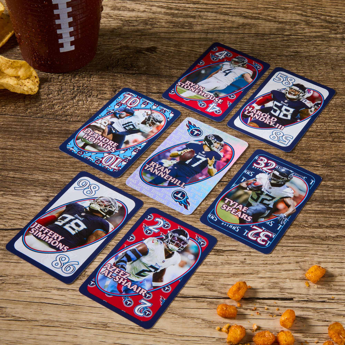 UNO Fandom NFL Tennessee Titans Game Deck
