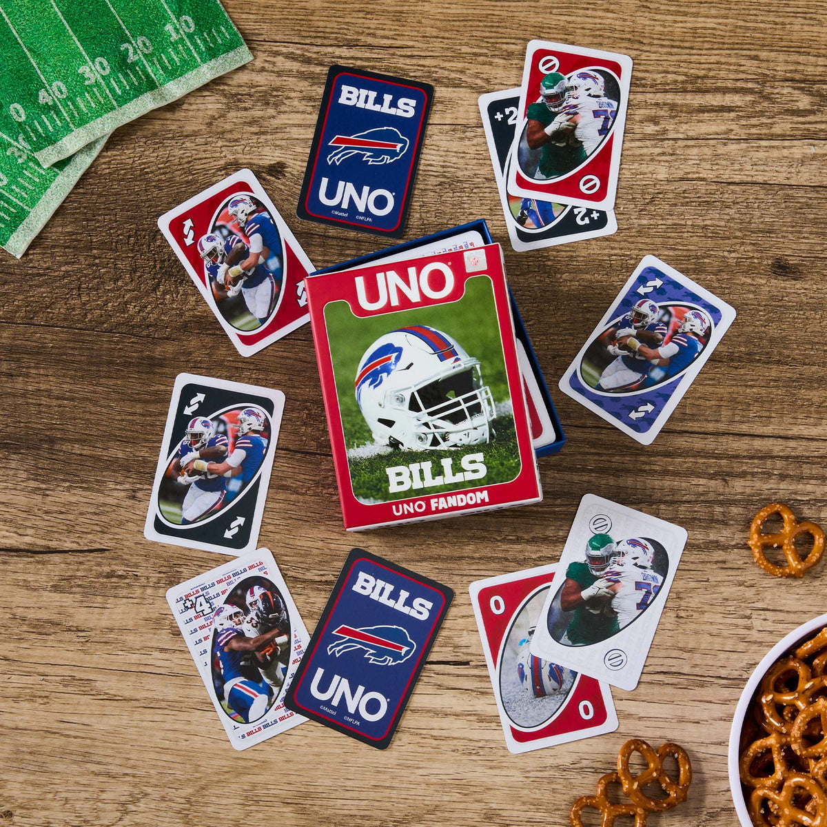 UNO Fandom NFL Buffalo Bills Game Deck