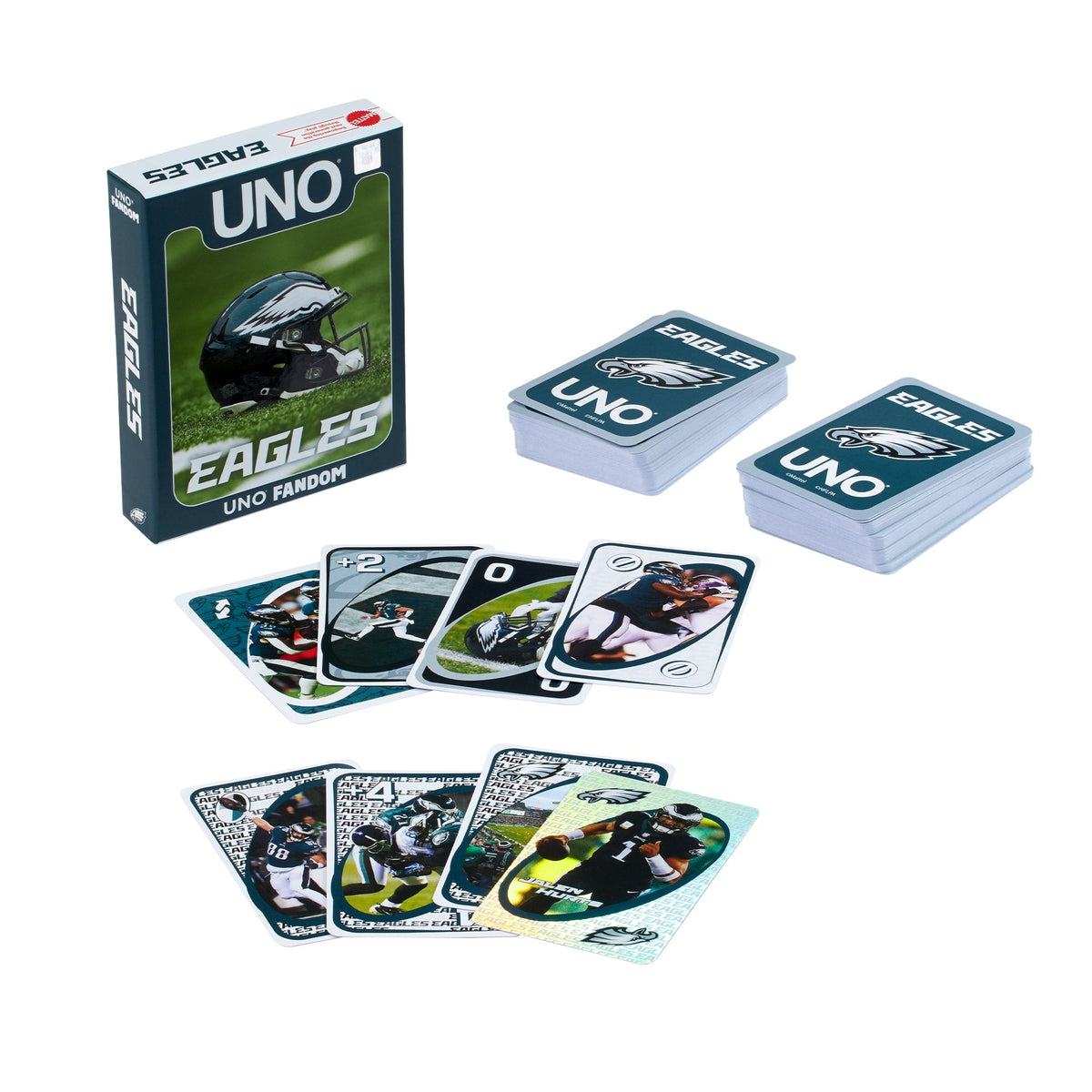 UNO Fandom NFL Philadelphia Eagles Game Deck