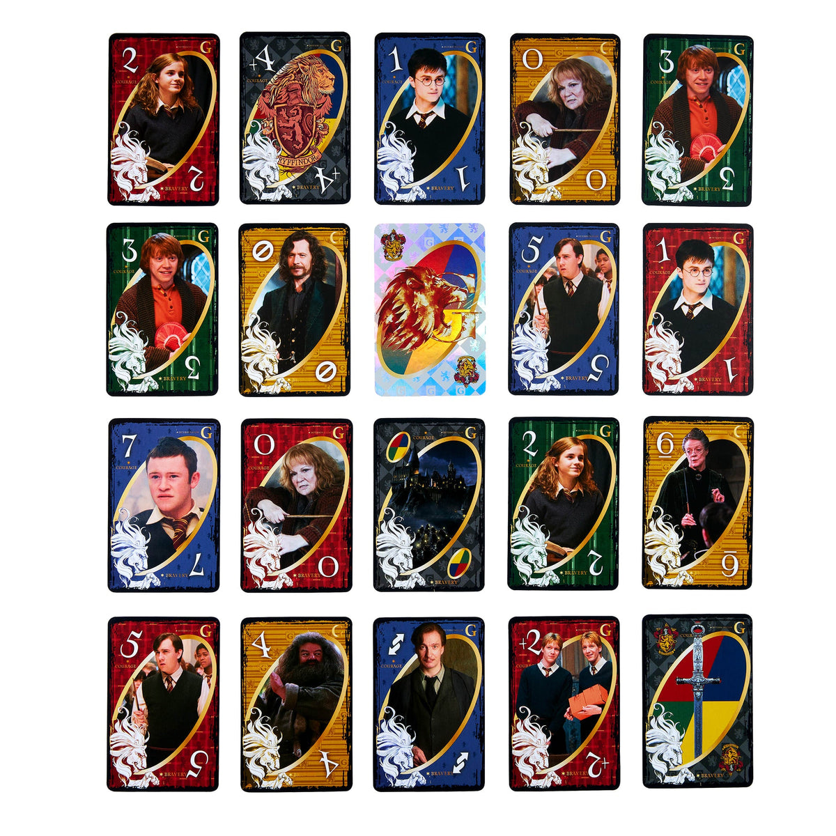 UNO Fandom Harry Potter Gryffindor Game Deck
