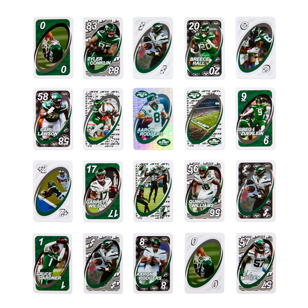 UNO Fandom NFL New York Jets Game Deck