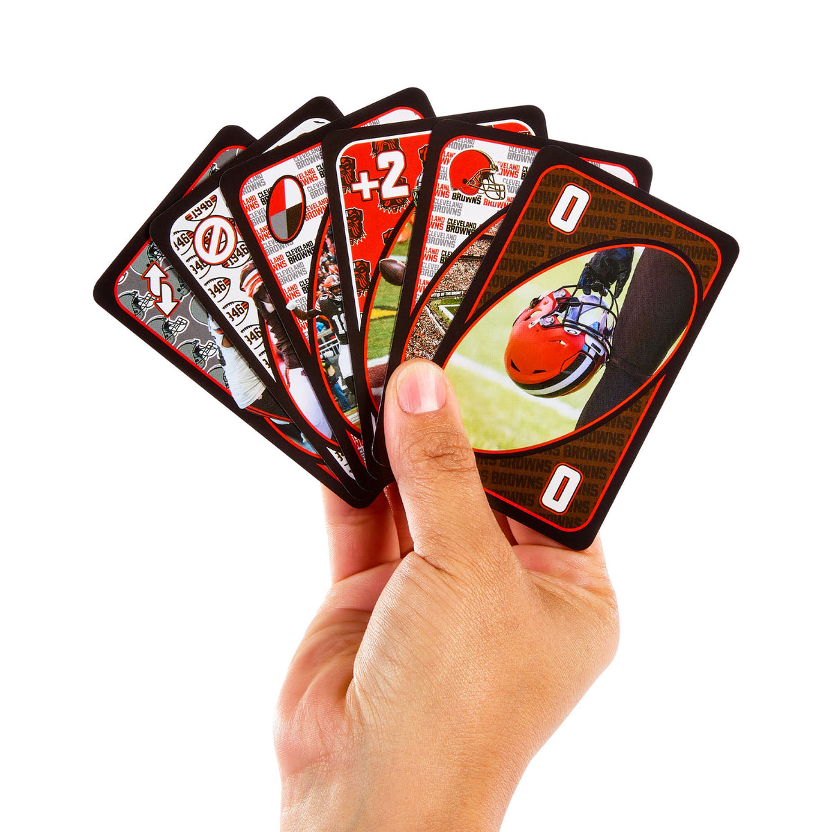 UNO Fandom NFL Cleveland Browns Game Deck