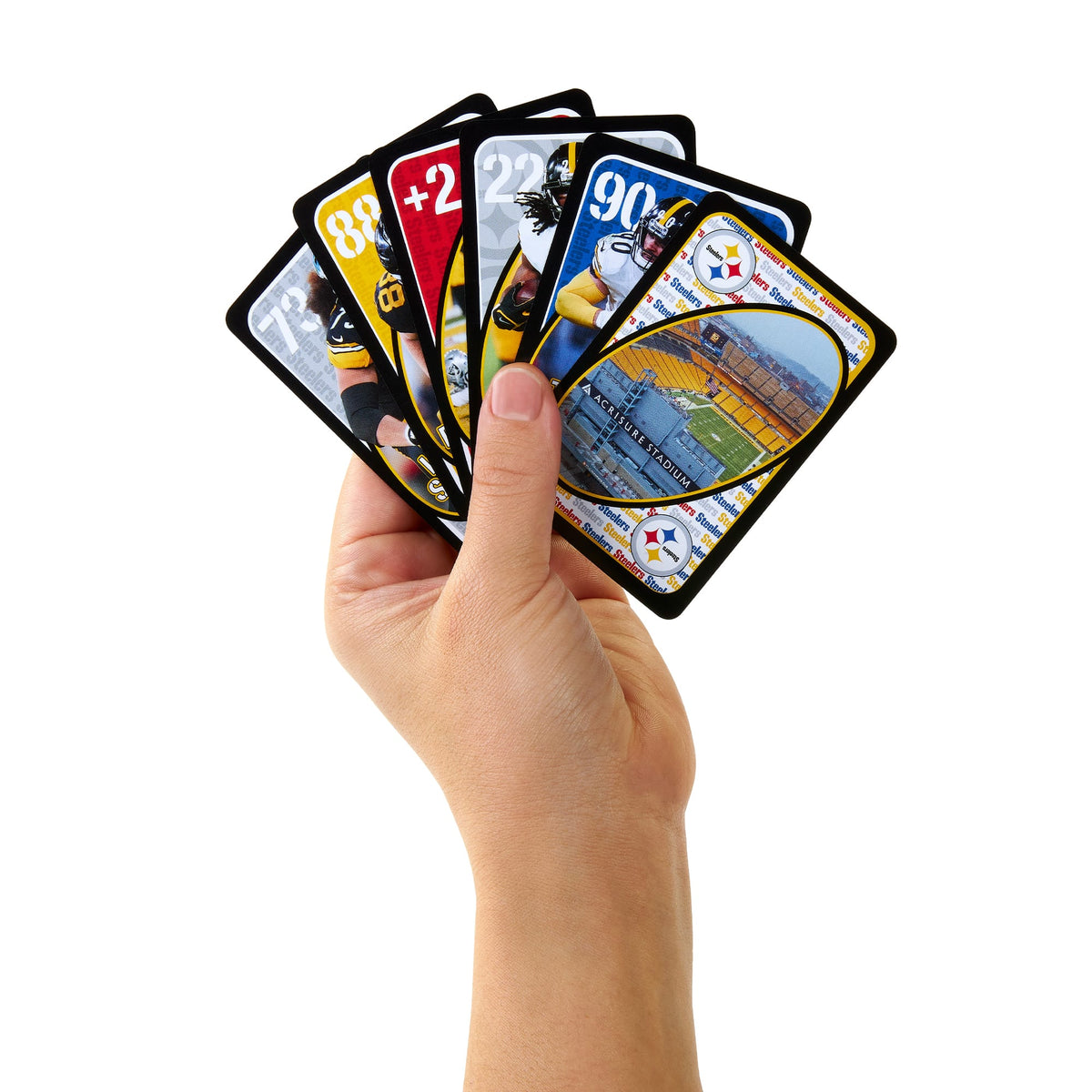 UNO Fandom NFL Pittsburgh Steelers Game Deck