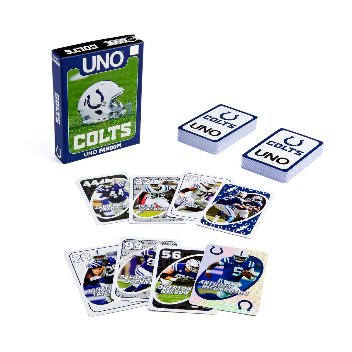 UNO Fandom NFL Indianapolis Colts Game Deck