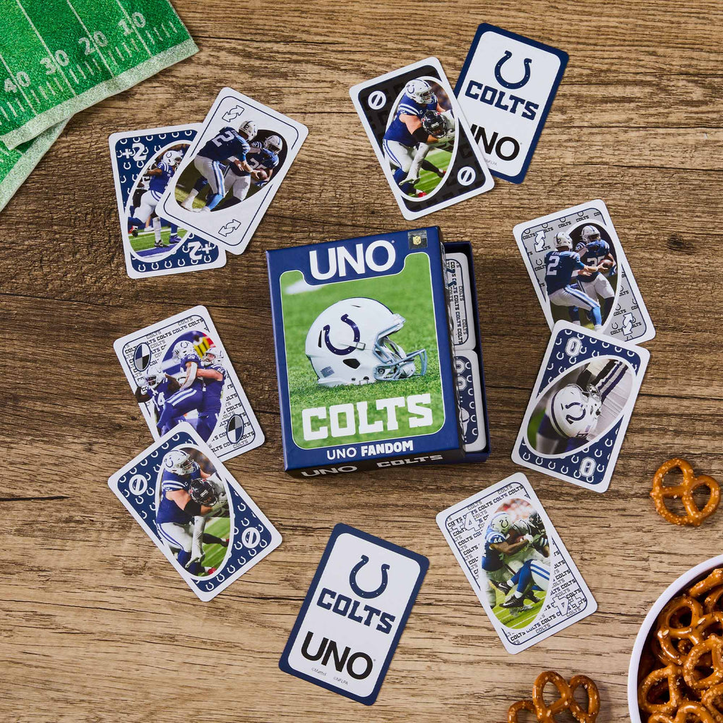 UNO Fandom NFL Indianapolis Colts Game Deck
