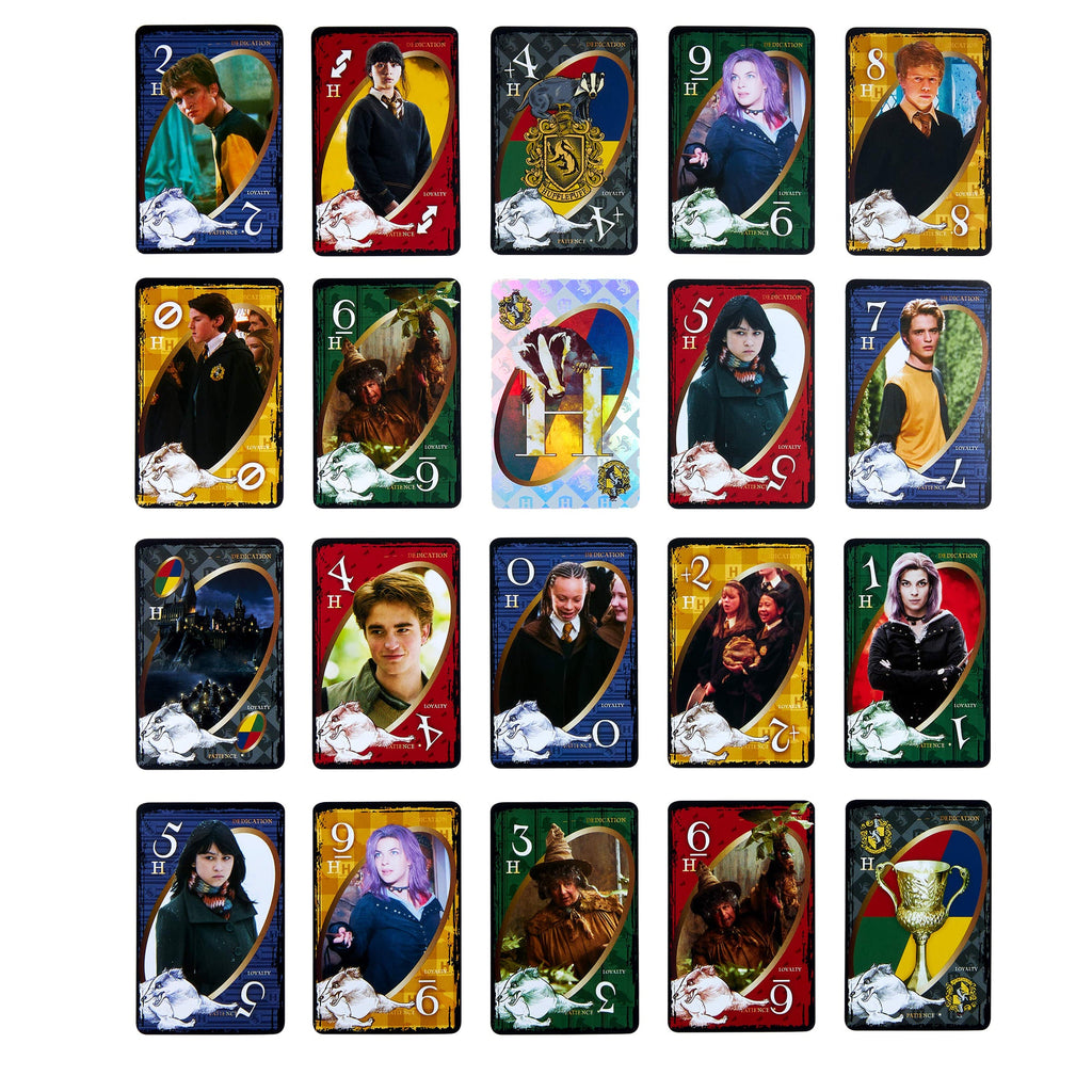 UNO Fandom Harry Potter Hufflepuff Game Deck