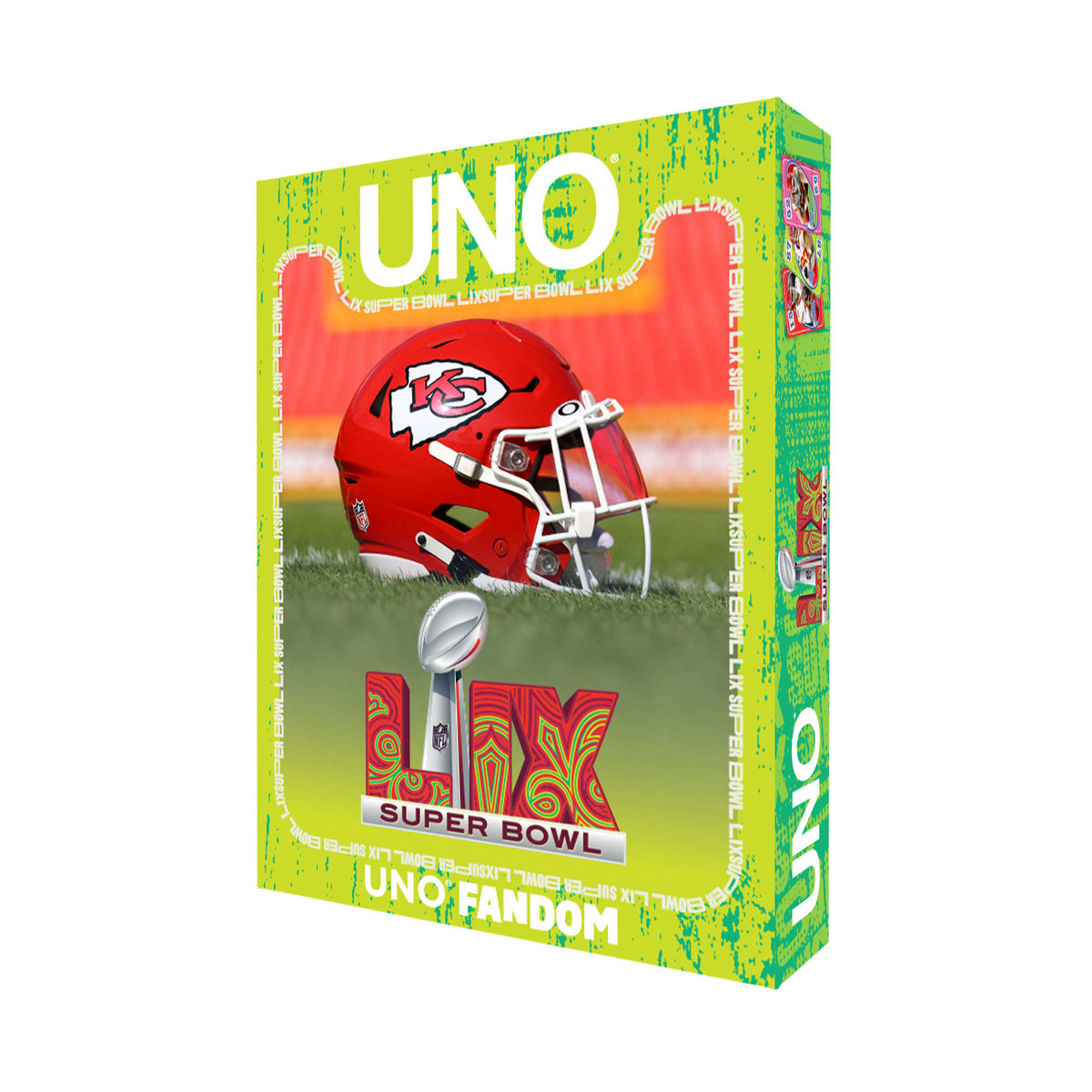 UNO Fandom x Super Bowl LIX Chiefs Card Game