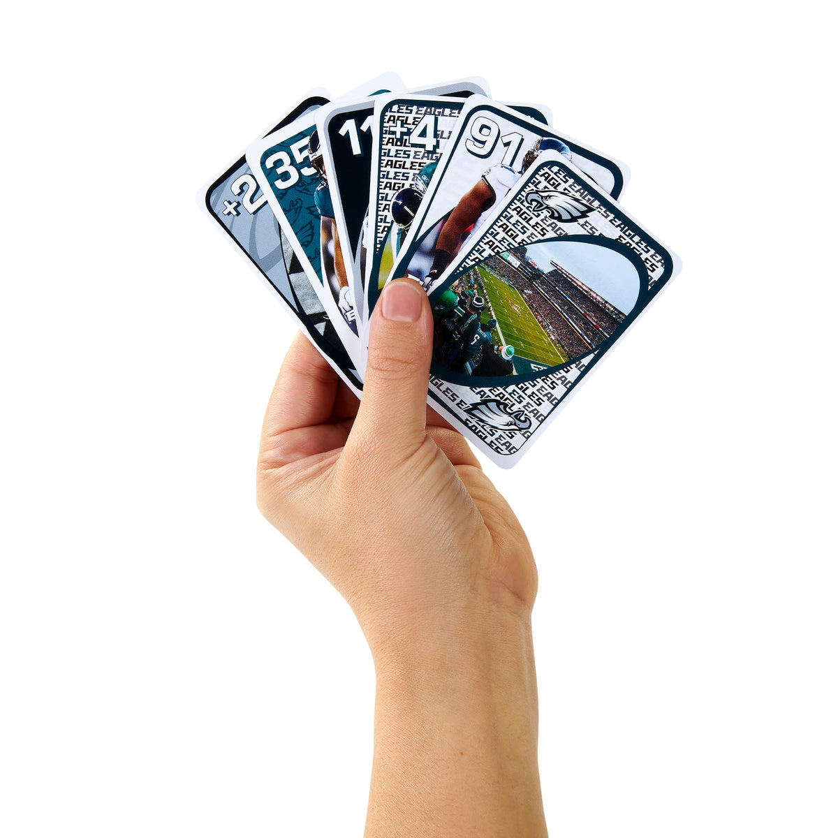 UNO Fandom NFL Philadelphia Eagles Game Deck