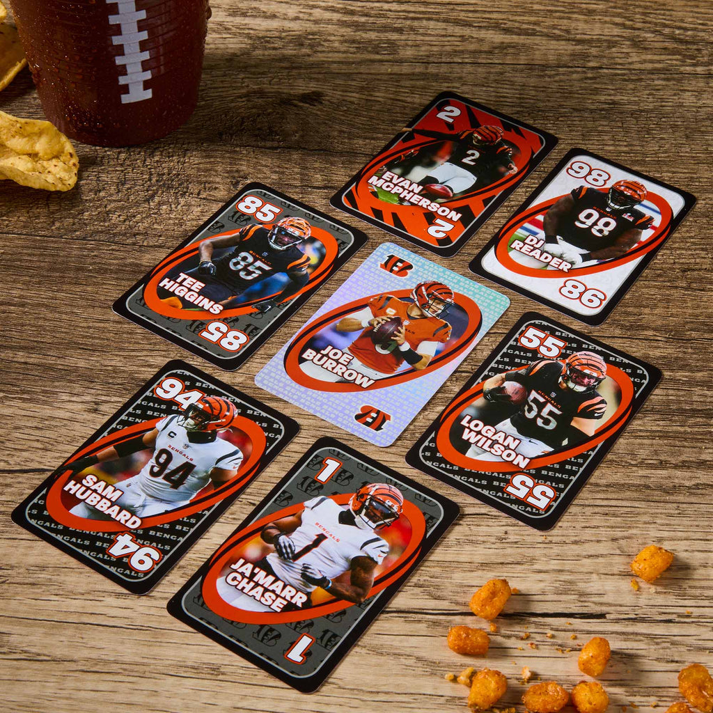 UNO Fandom NFL Cincinnati Bengals Game Deck