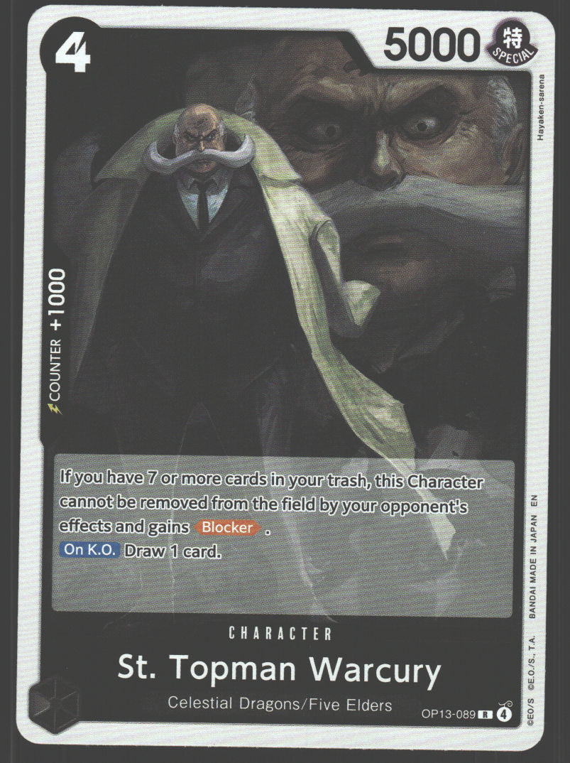 St. Topman Warcury - OP13-089