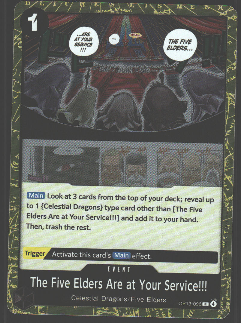 The Five Elders Are at Your Service!!! - OP13-096