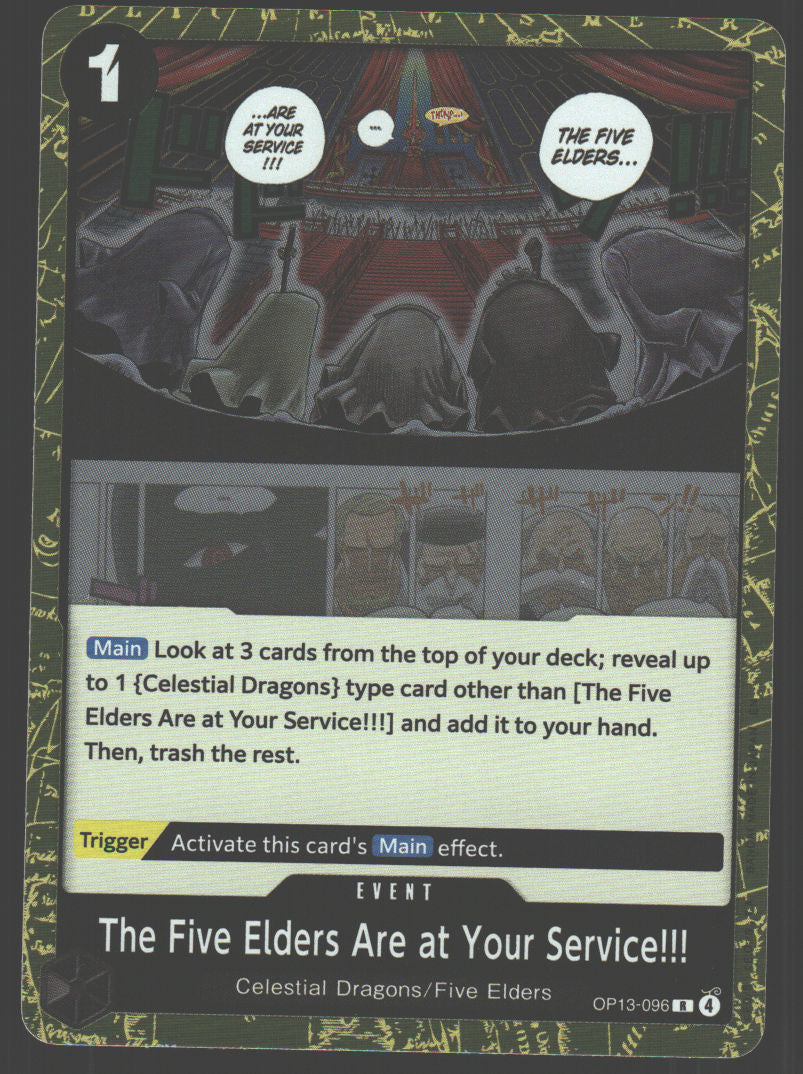 The Five Elders Are at Your Service!!! - OP13-096