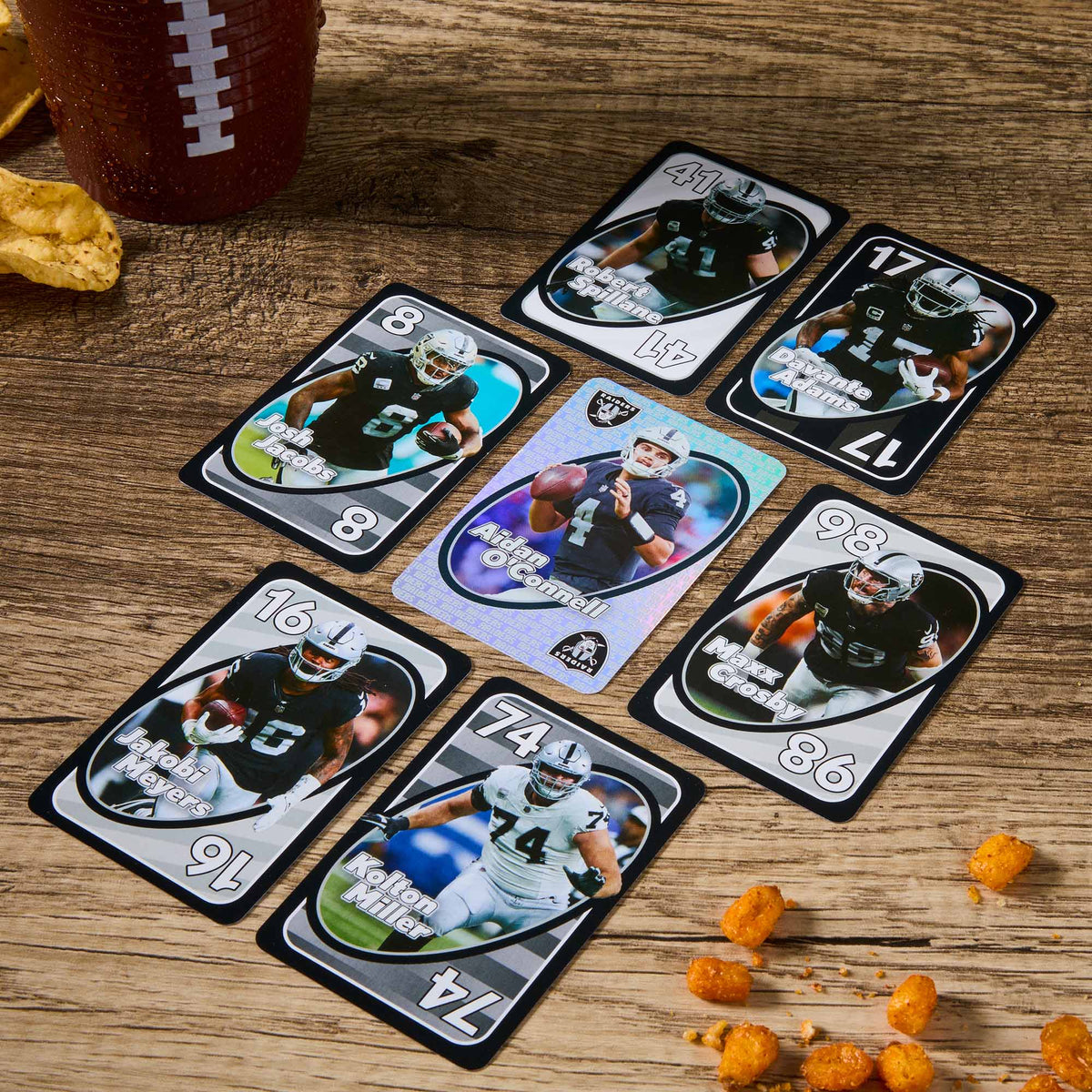 UNO Fandom NFL Las Vegas Raiders Game Deck