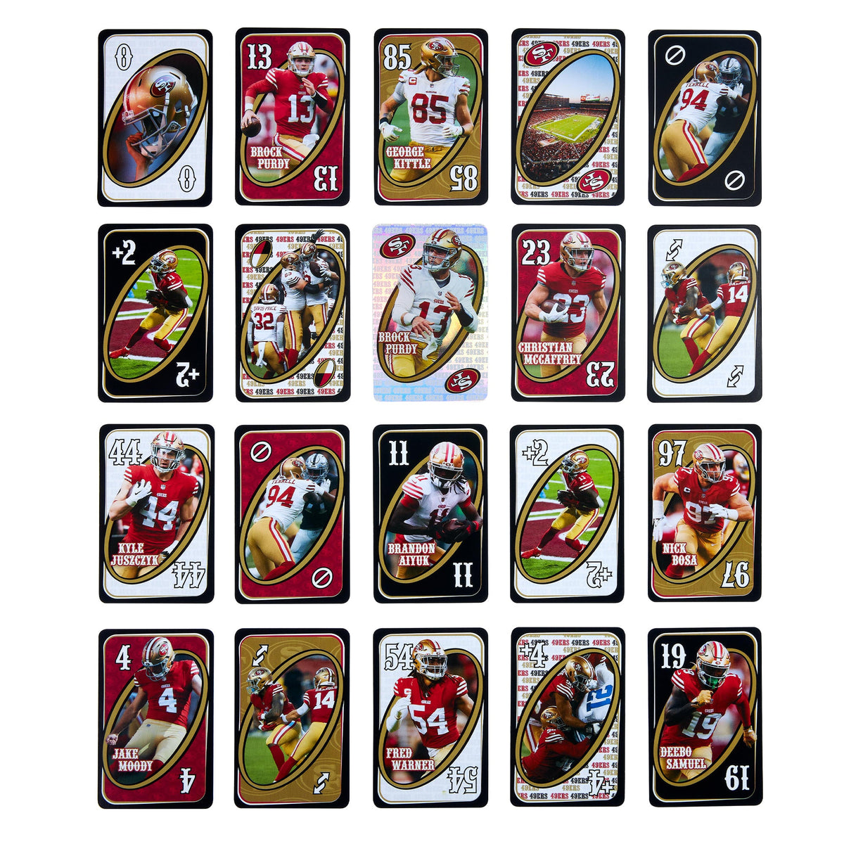 UNO Fandom NFL San Francisco 49ers Game Deck