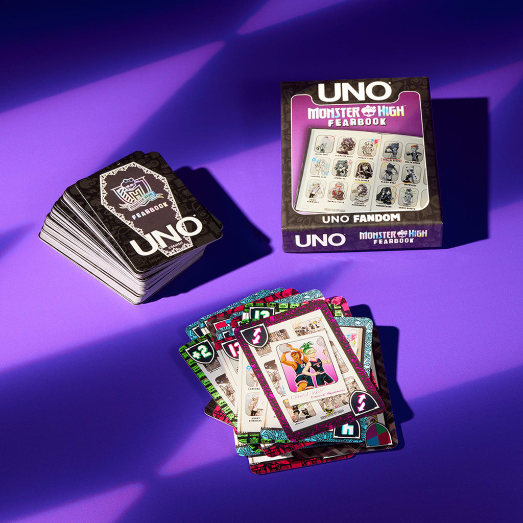 UNO Fandom Monster High Fearbook Deck