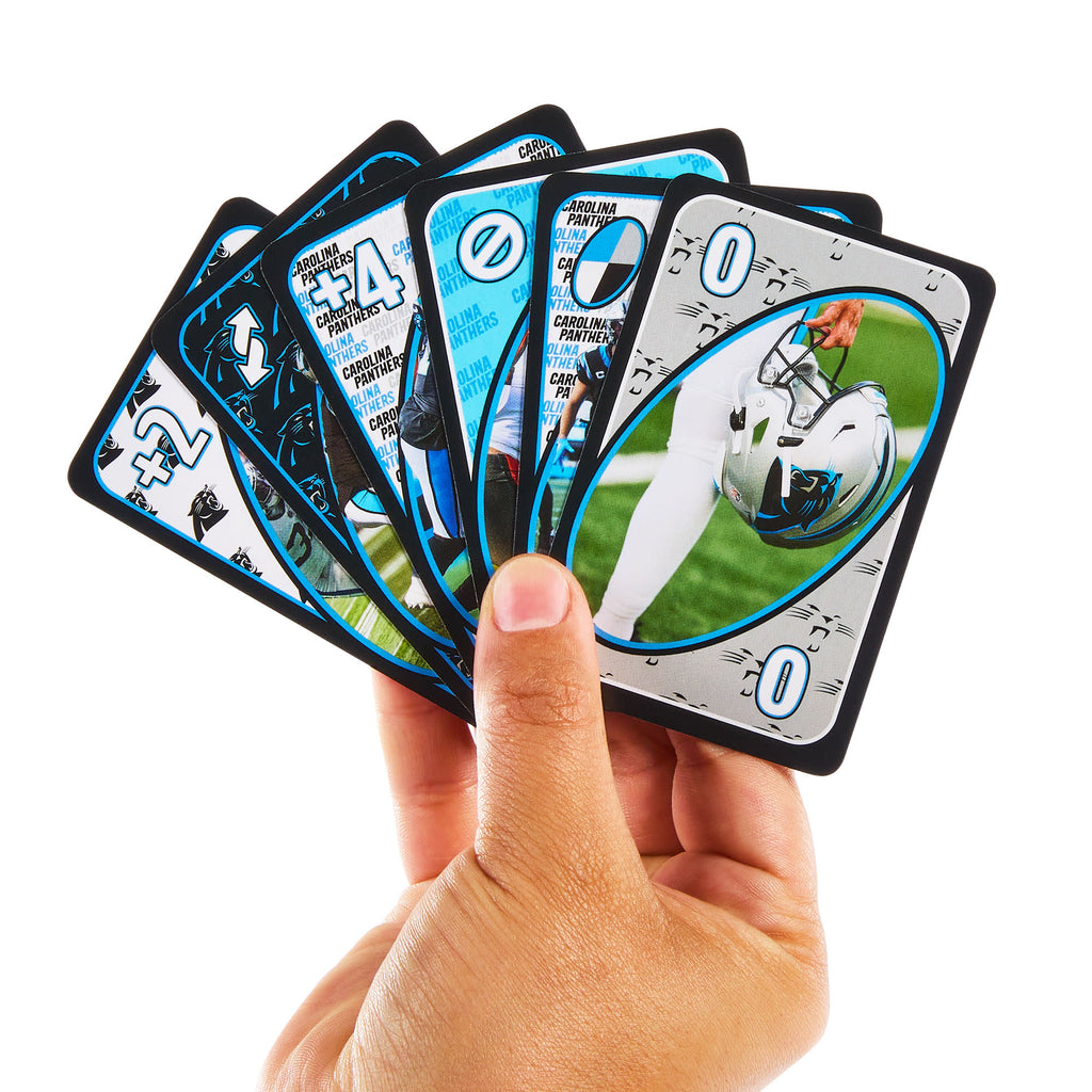 UNO Fandom NFL Carolina Panthers Game Deck