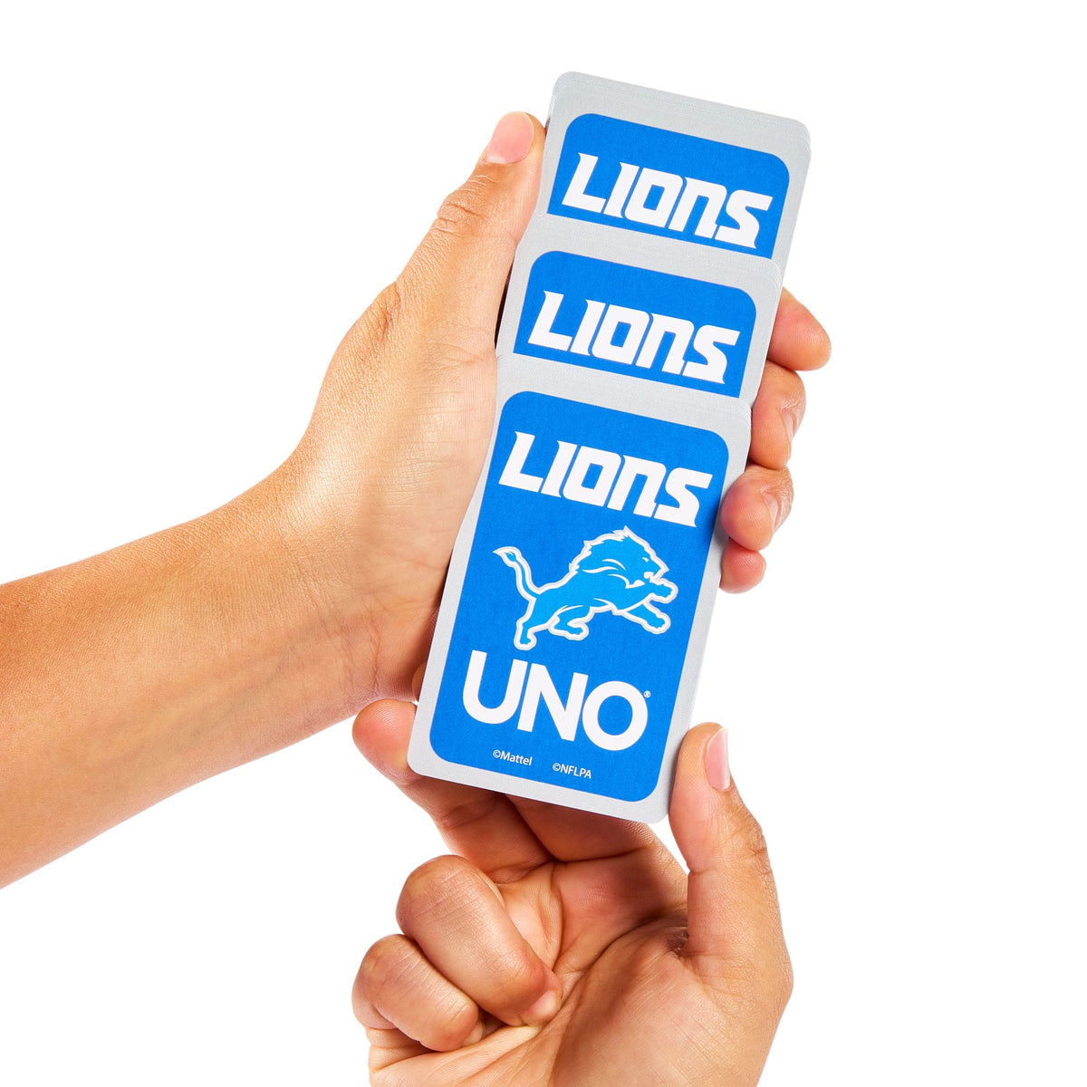 UNO Fandom NFL Detroit Lions Game Deck