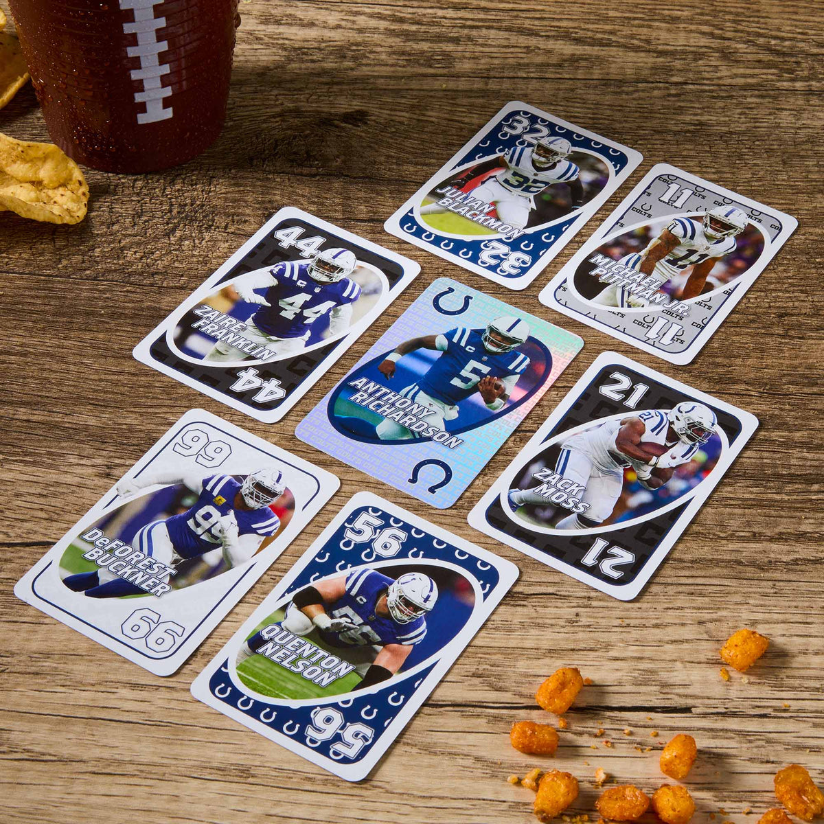 UNO Fandom NFL Indianapolis Colts Game Deck